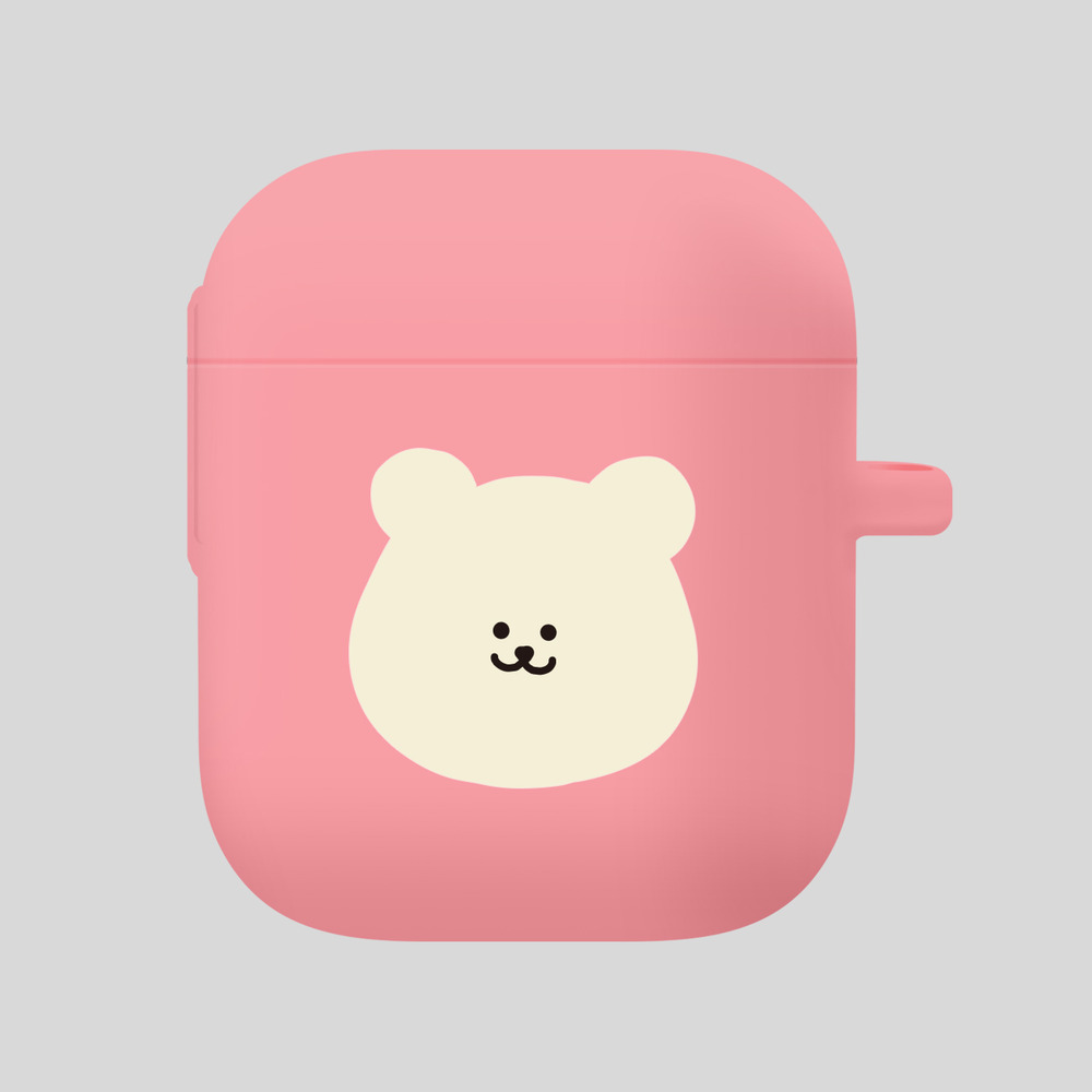 [Airpods] 곰찌-핑크 . 에어팟 프로 케이스 블루투스 아이폰 에어