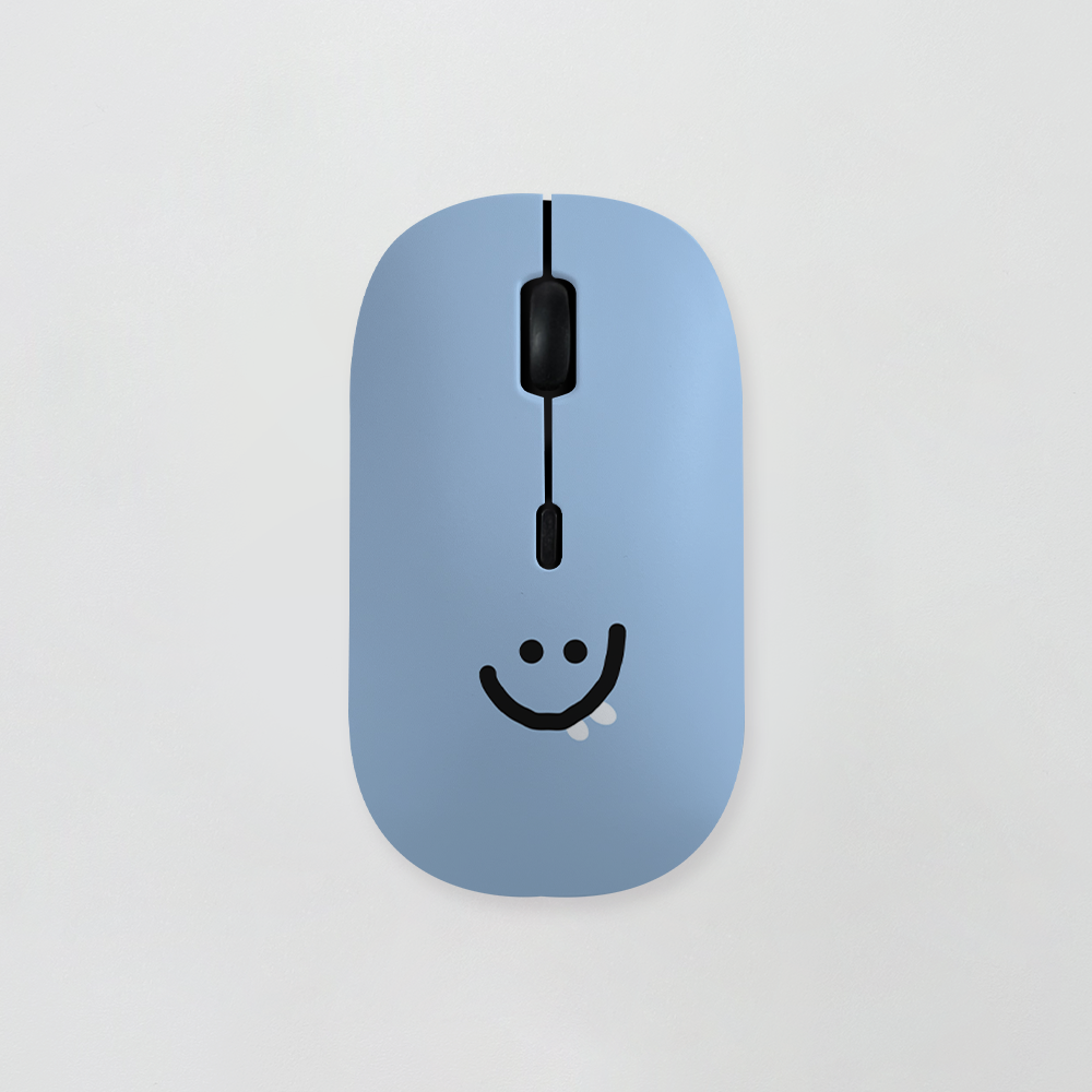 [무소음 마우스] 올리 하늘이 얼굴 . 마우스 블루투스마우스 노트북 무소음 무선 디자인마우스